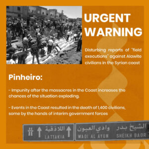 Syria on the Brink: Pinheiro Warns of Implosion, Urges Immediate Justice and Peacebuilding