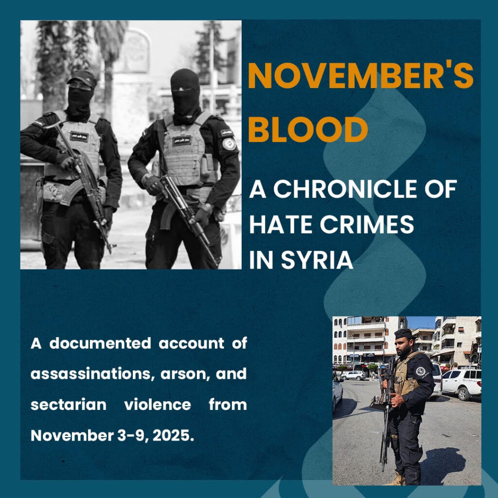 November's Blood: A Chronicle of Hate Crimes in Syria