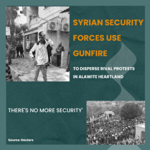 Reuters: "Jolani regime fires on Alawi and christian protests"