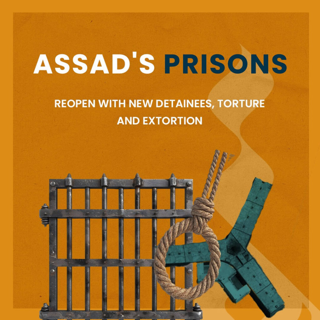 In a New Syria, Assad’s Prisons Reopen with New Detainees, Torture, and Extortion