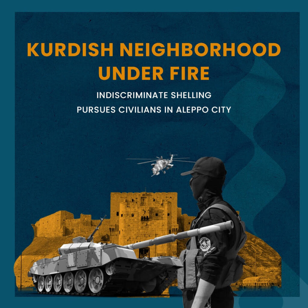 Systematic Targeting of Kurdish Areas in Aleppo