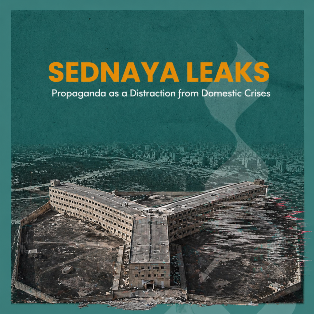 Sednaya Leaks: Media Disinformation to Distract from Domestic Crises