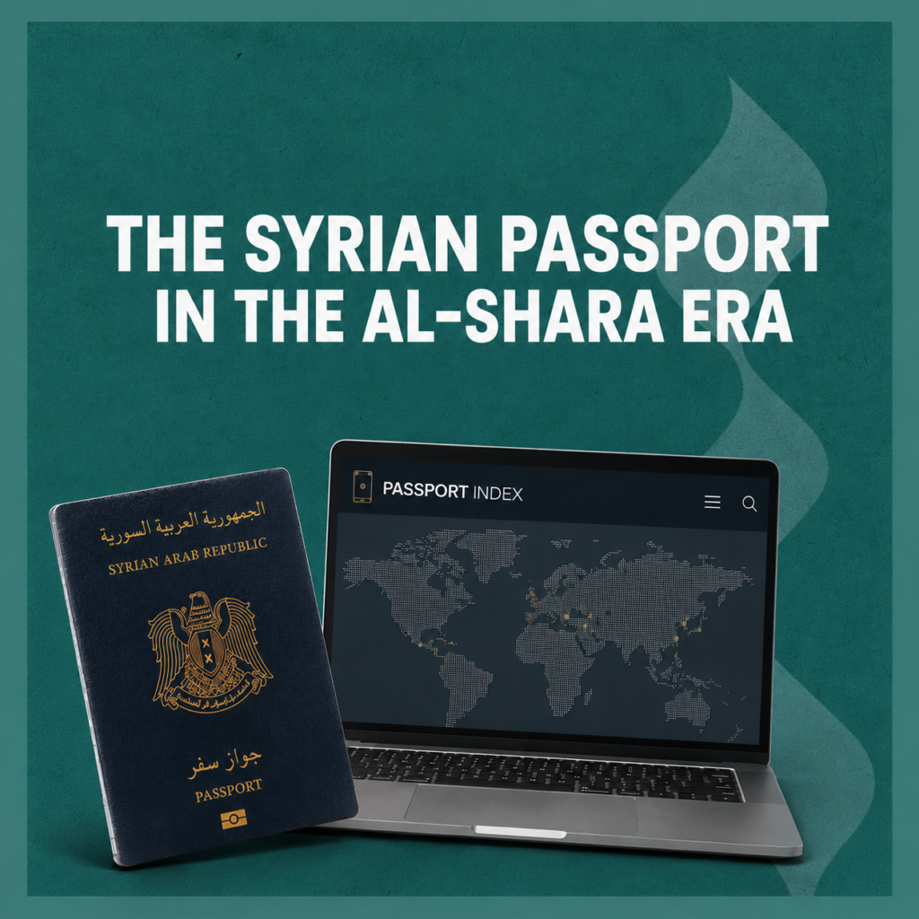 The Syrian Passport: A Reflection of the Legitimacy Crisis in the "Al-Shara Era"