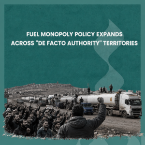 Fuel Monopoly Policy Expands Across "De Facto Authority" Territories