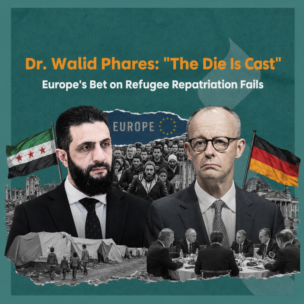Dr. Walid Phares: "The Die Is Cast" , Europe's Bet on Refugee Repatriation Fails