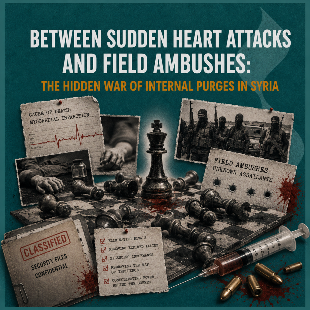 Between Sudden Heart Attacks and Field Ambushes: The Hidden War of Internal Purges in Syria