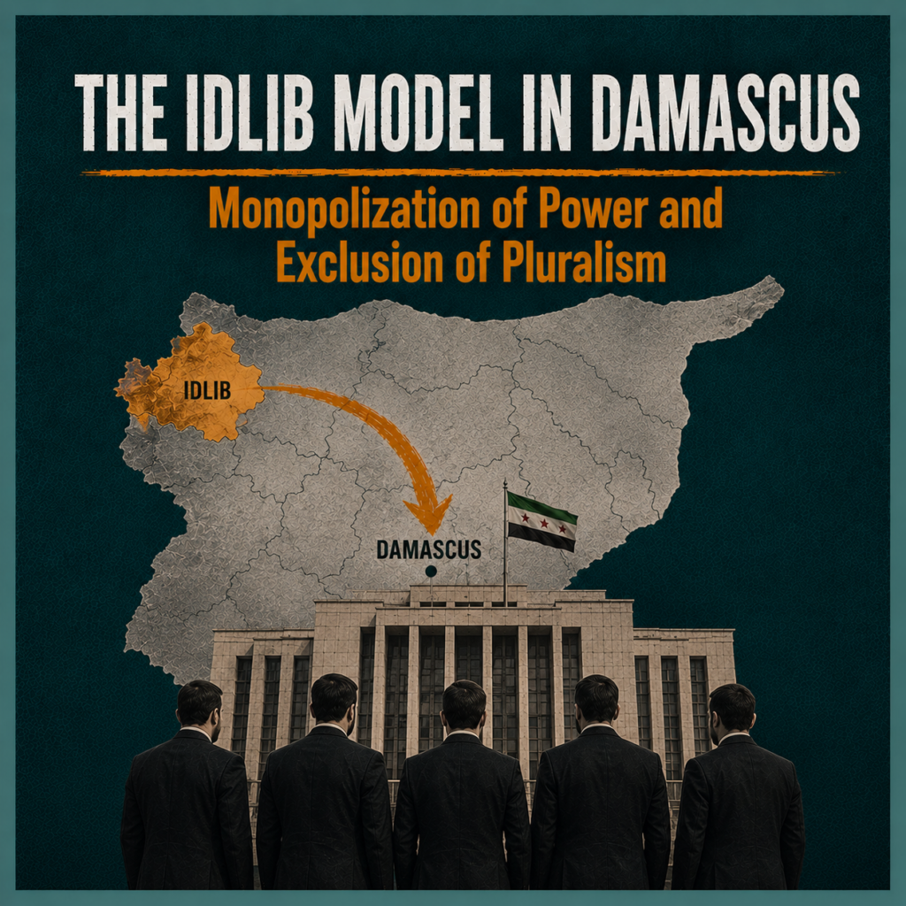 The Idlib Model in Damascus: Monopolization of Power and Exclusion of Pluralism