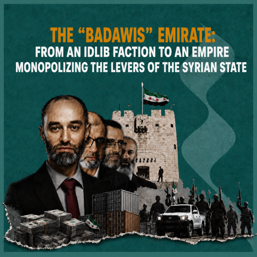 "The Badawis" Emirate: From an Idlib Faction to an Empire Monopolizing the Levers of the Syrian State