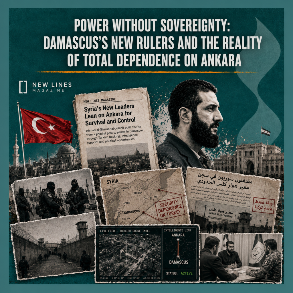 Power Without Sovereignty: Damascus's New Rulers and the Reality of Total Dependence on Ankara