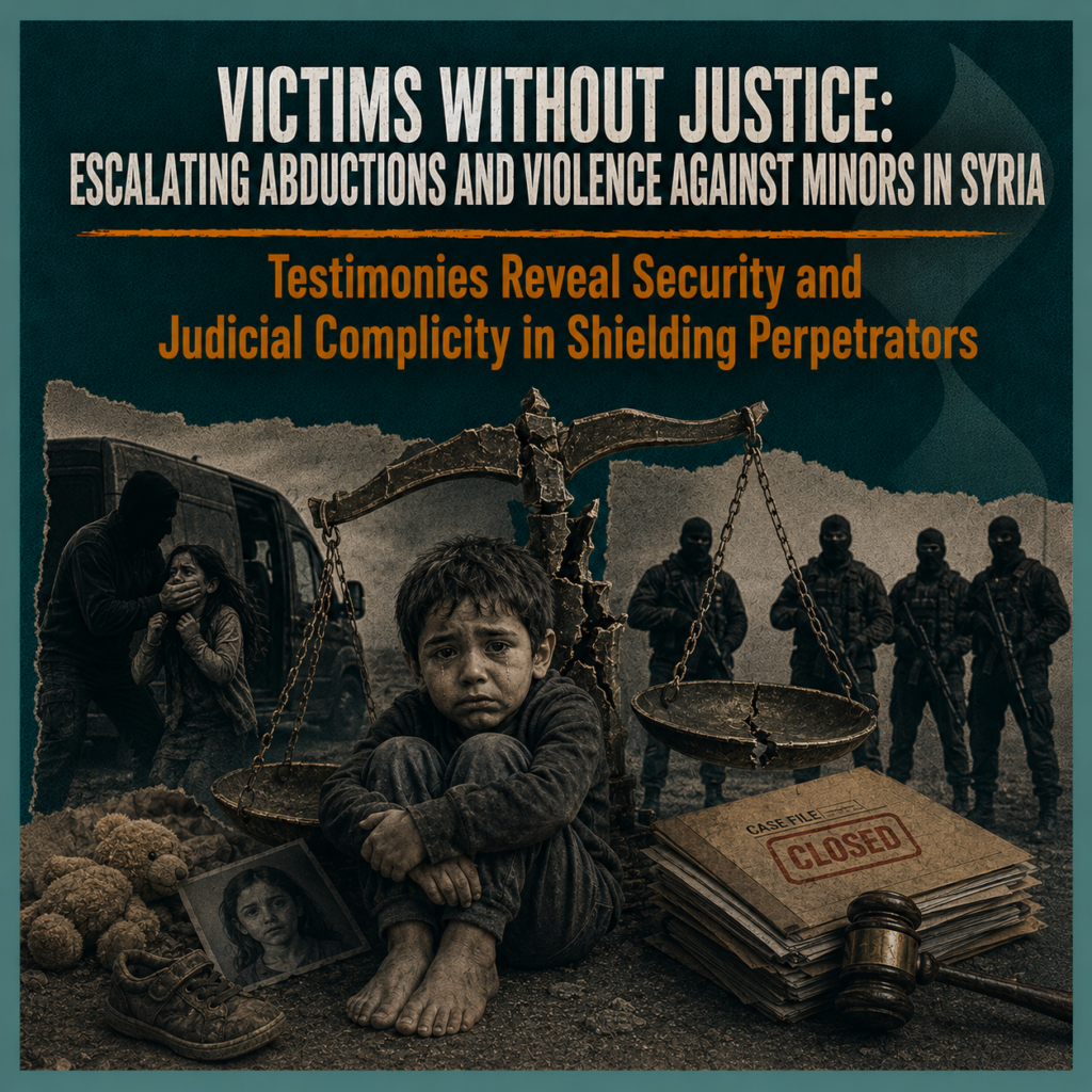 Victims Without Justice: Escalating Abductions and Violence Against Minors in Syria